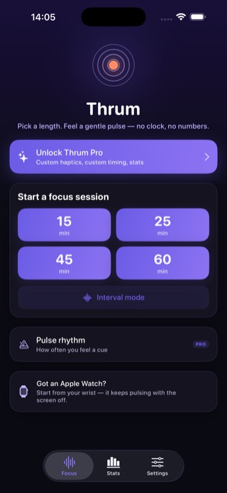 Thrum screenshot 1